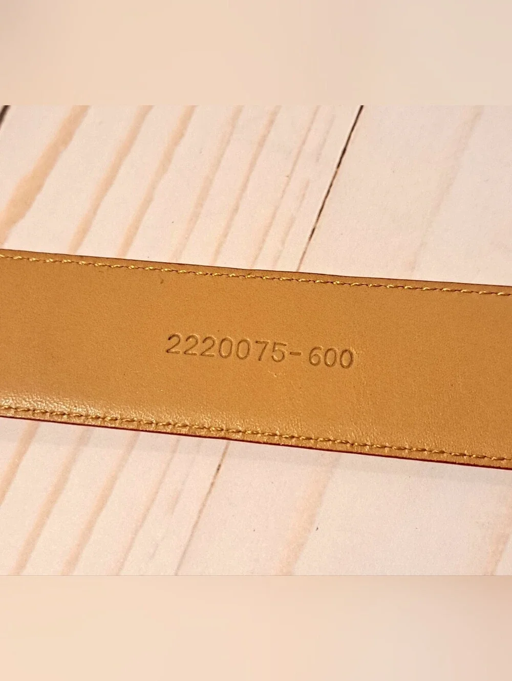 Ralph Lauren Red Leather Belt